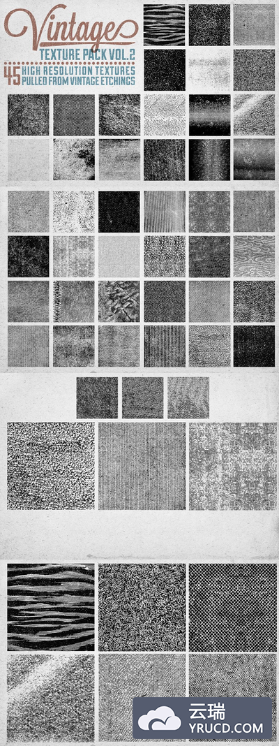 经典的肌理背景纹理素材包 vintage texture pack vol.